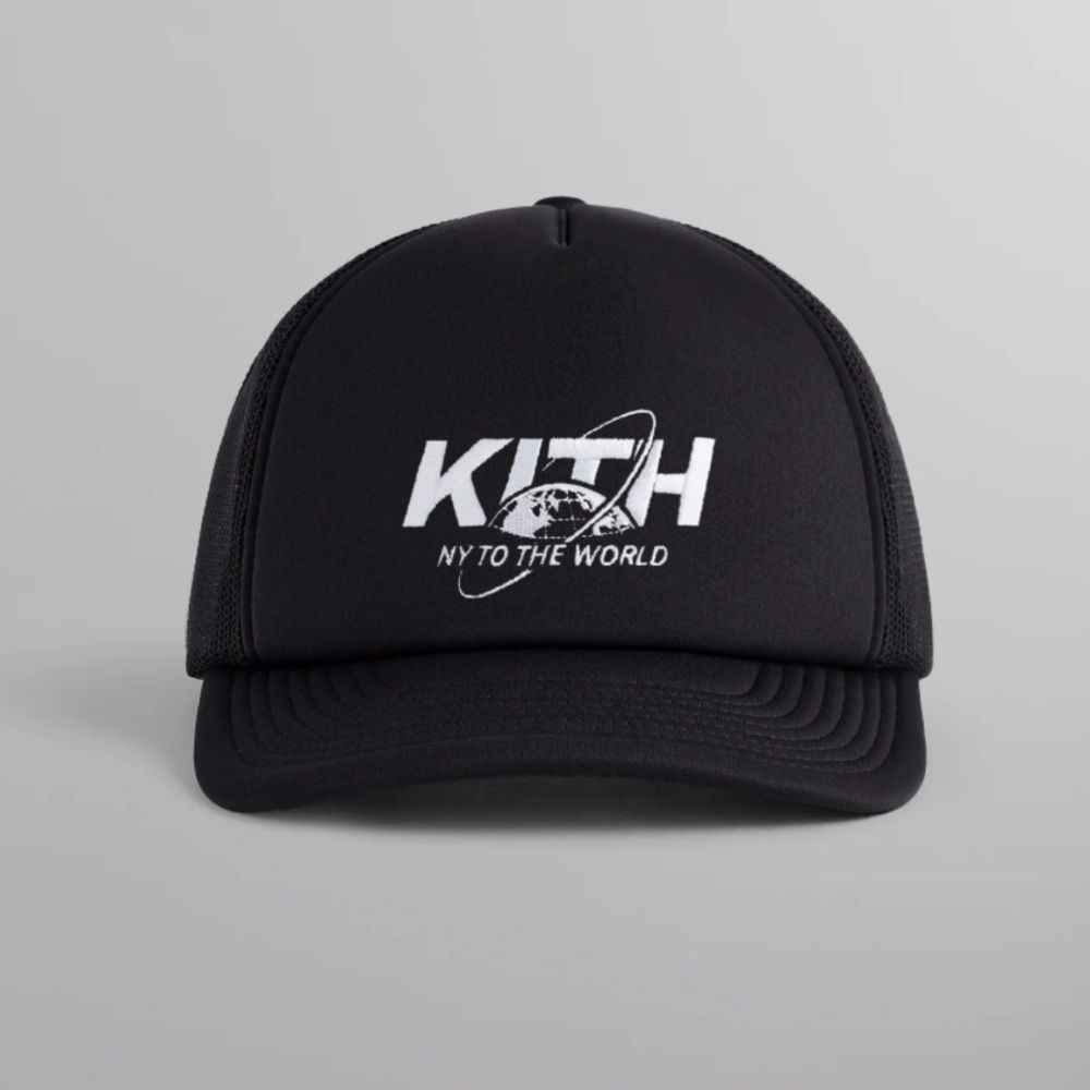 Kith NY to the World Nolan Trucker Hat - Black
